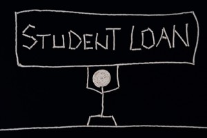 Student Loan in chalk