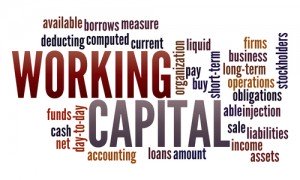 Working Capital word cloud